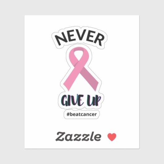 決して与えビートがん認識度 シール (シート)