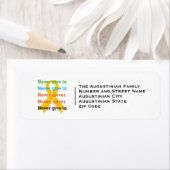 決して与え入らない | Churchill |自殺防止 ラベル (インサイチュ)