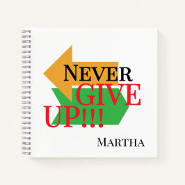 決して与え引用文やる気を起こさせるを上げない感動的 ノートブック