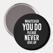 決して与え引用文ギフト マグネット (正面/裏面)