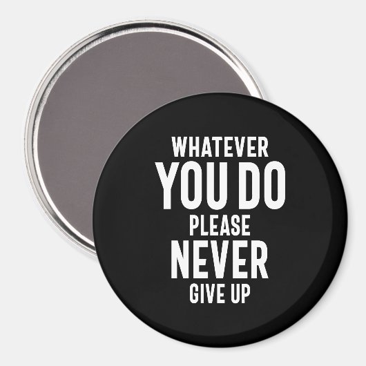 決して与え引用文ギフト マグネット (正面/裏面)