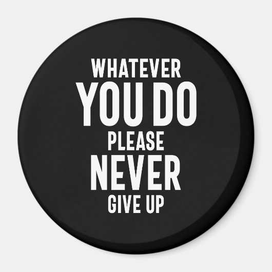 決して与え引用文ギフト マグネット (正面)