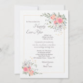 決して二番目の結婚式招待状遅れではない 招待状 (正面)