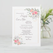 決して二番目の結婚式招待状遅れではない 招待状 (スタンド正面)