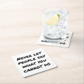 決して人に紙コースターと言わせない スクエアペーパーコースター (インサイチュ)