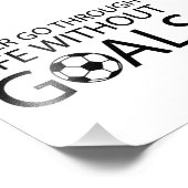 決して人生を経験しないゴール フォトプリント            (角)