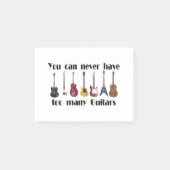 決して余りにも多くのギターのギフトを有することができません ポストイット (正面)
