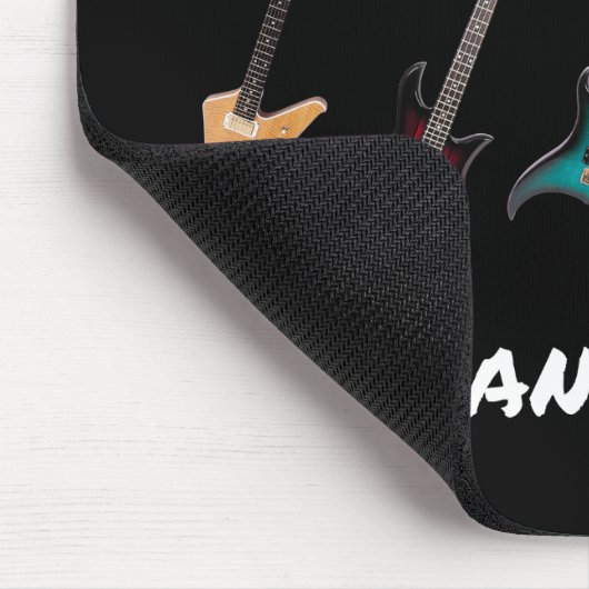 決して余りにも多くのギターを有することができません マウスパッド (コーナー)