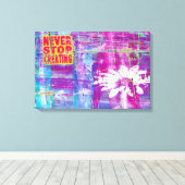 決して作ストップ成しない キャンバスプリント (インサイチュ (ウッドフロア))