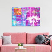 決して作ストップ成しない キャンバスプリント (インサイチュ (リビング))