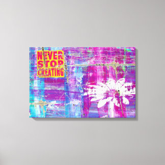 決して作ストップ成しない キャンバスプリント