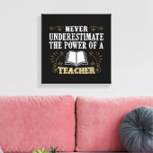 決して先生の力を過小評価しない キャンバスプリント (インサイチュ (リビング))