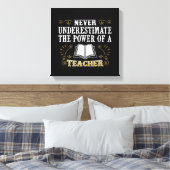 決して先生の力を過小評価しない キャンバスプリント (インサイチュ (寝室))