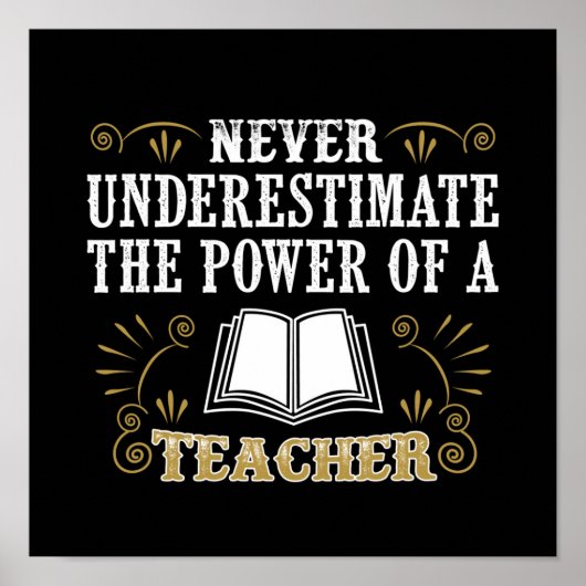 決して先生の力を過小評価しない ポスター (正面)