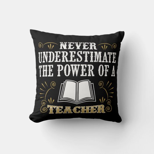 決して先生の力を過少見積りしないで下さい クッション (正面)