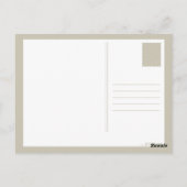 決して別れを告げない ポストカード (裏面)