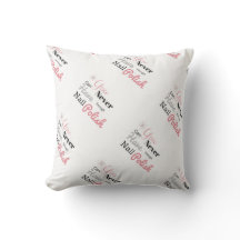 決して十分なマニキュアの枕を有することができません