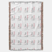 決して十分なマニキュア毛布を有することができません スローブランケット (正面縦)
