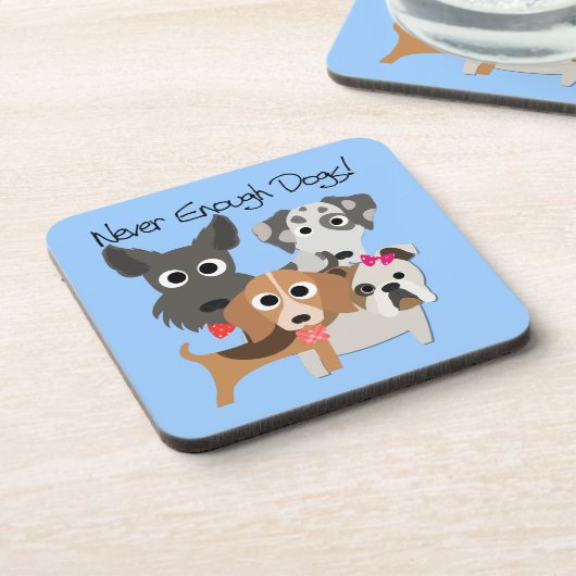 決して十分な犬ではない コースター (左側)