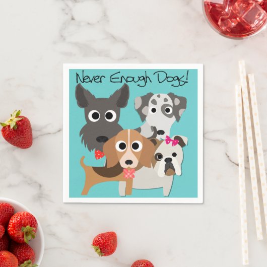 決して十分な犬ではない スタンダードカクテルナプキン (インサイチュ)