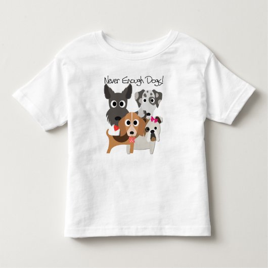 決して十分な犬ではない トドラーTシャツ (正面)