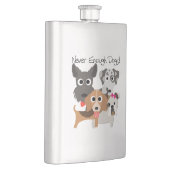 決して十分な犬ではない フラスク (右)