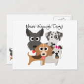 決して十分な犬ではない ポストカード (正面/裏面)