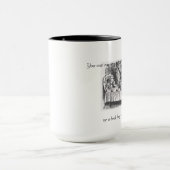 決して十分に大きいマグお茶を得ることができません マグカップ (中央)