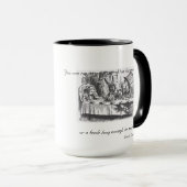 決して十分に大きいマグお茶を得ることができません マグカップ (正面右)