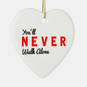 決して単独で歩きません セラミックオーナメント (右)