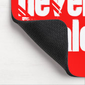 決して単独で歩きません マウスパッド (コーナー)