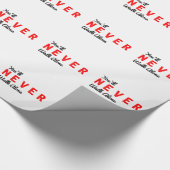 決して単独で歩きません ラッピングペーパー (角)