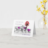 決して単独で カード (黄色い花)