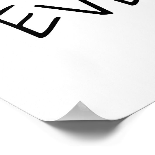 決して原子を信用しない ポスター (角)