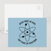 決して原子を信用しない ポストカード (正面/裏面)