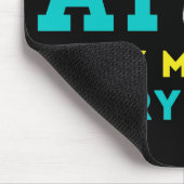 決して原子を、それら構成しますすべてを信頼しないで下さい マウスパッド (コーナー)