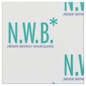 決して双眼鏡なしで ファブリック (クローズアップ)