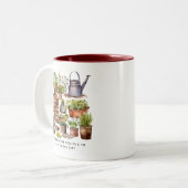 決して古すぎず遊に土の中 ツートーンマグカップ (正面左)