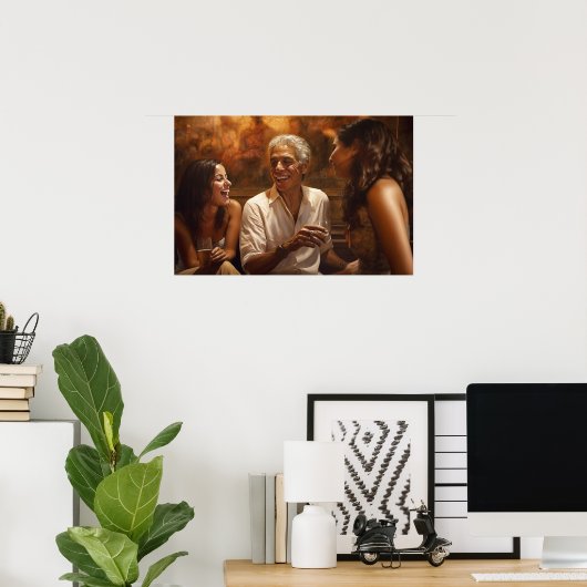 決して古すぎないラ楽しむブエナvida ポスター (ホームオフィス)