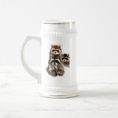 決して多くの引用文アライグマかわいい動物はない ビールジョッキ (左)