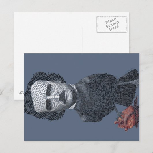 決して多く ポストカード (正面/裏面)