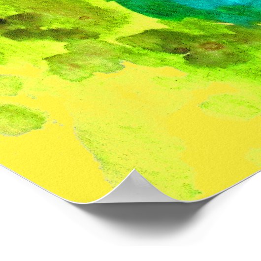 決して夢から離さない感動的引用文 ポスター (角)