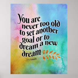 決して夢に見るには年を取り過ぎない ポスター