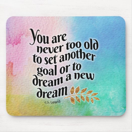 決して夢に見るには年を取り過ぎない マウスパッド (正面)