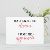 決して夢を変えない サンキューカード (スタンド正面)