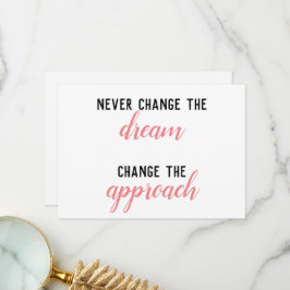 決して夢を変えない サンキューカード