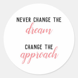 決して夢を変えない ラウンドシール