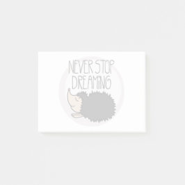 決して夢を見ることを止めないで下さい ポストイット