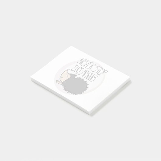 決して夢を見ることを止めないで下さい ポストイット (アングル)