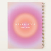 決して夢ストップを見ない プランナー手帳 (裏面)